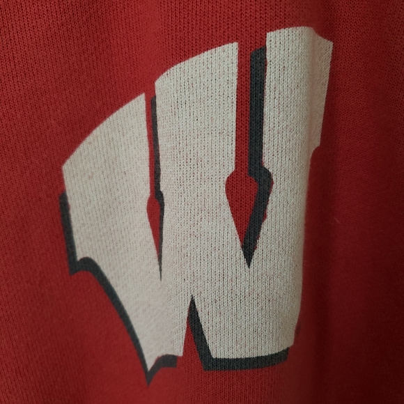 Women's Wisconsin Badgers Red Sweatpants Sz. M - Picture 3 of 5